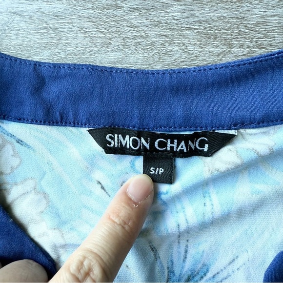 Simon Chang Sleeveless Tunic Jersey Dress - Picture 6 of 14